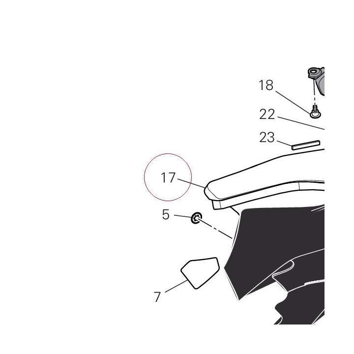 Damper, sound arrester 48612023B