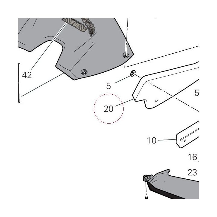Damper, sound arrester 48612811A