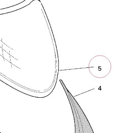 Windshield 48710232A