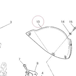 Windshield 48710261B