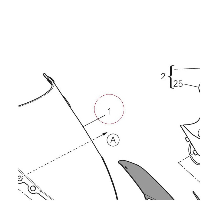 Windshield 48710563A