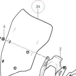 Windshield 48710611A