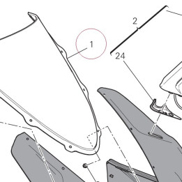 Windshield 48710831A