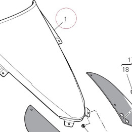 Windshield 48711111A