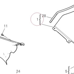 Windshield 48711141B