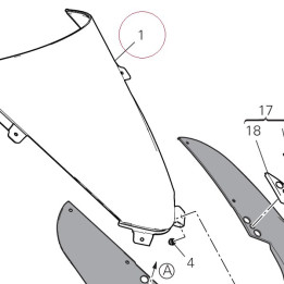 Windshield 48711171A