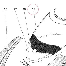 Windshield 48720281C