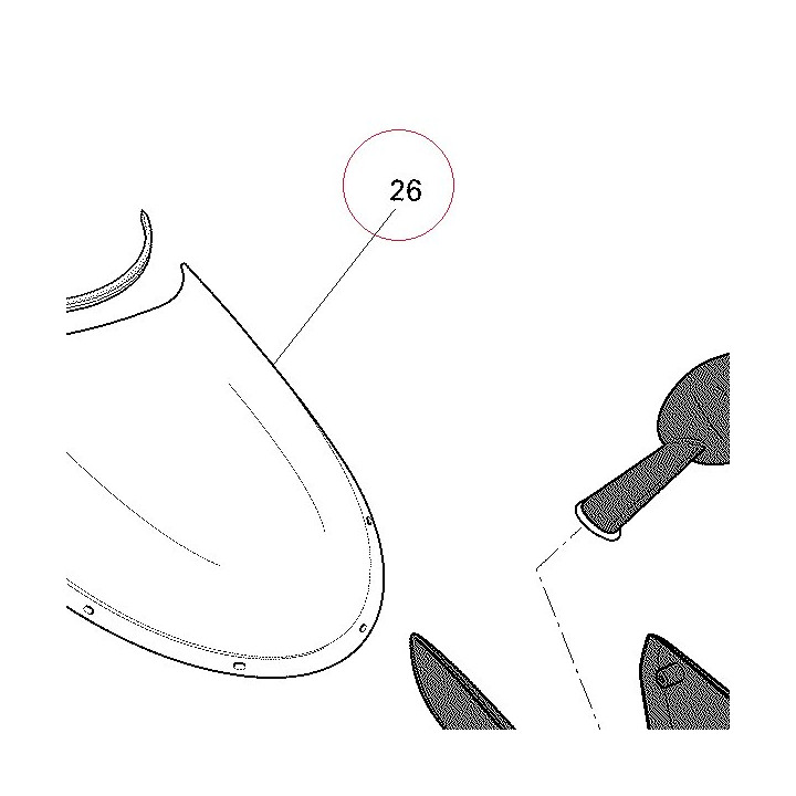 Windshield 48720361A