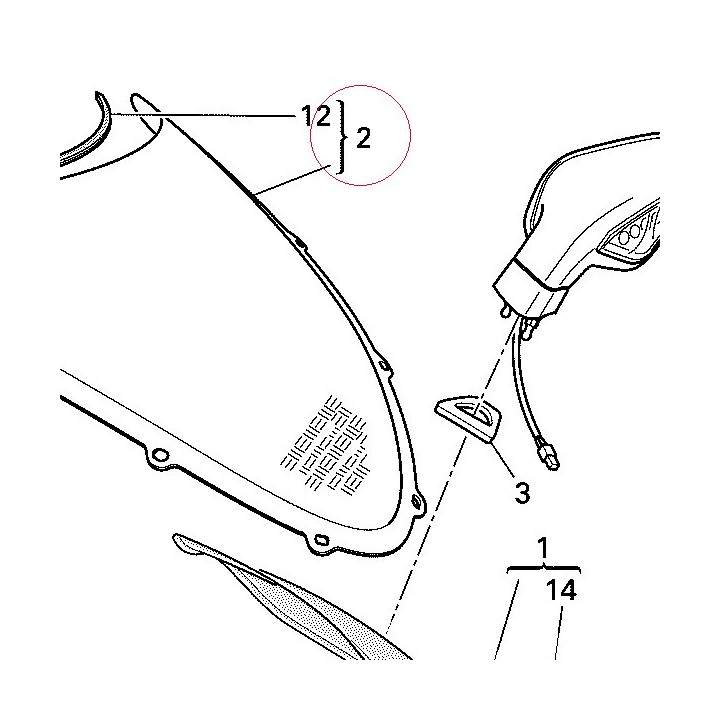 Windshield 48720421A