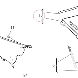 Windshield assembly 487P1111AF