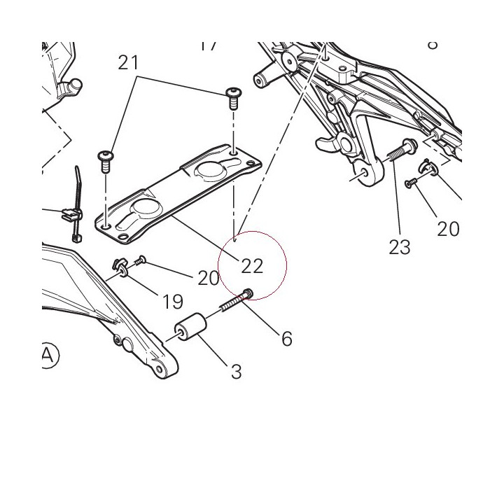 Bracket, fuel tank 48810051CA