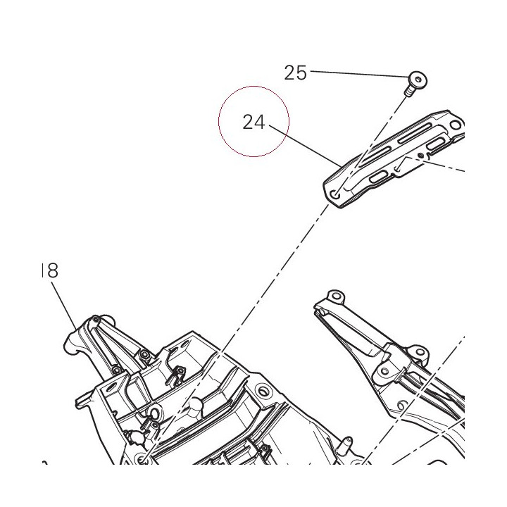 Bracket, rear 48810061AA