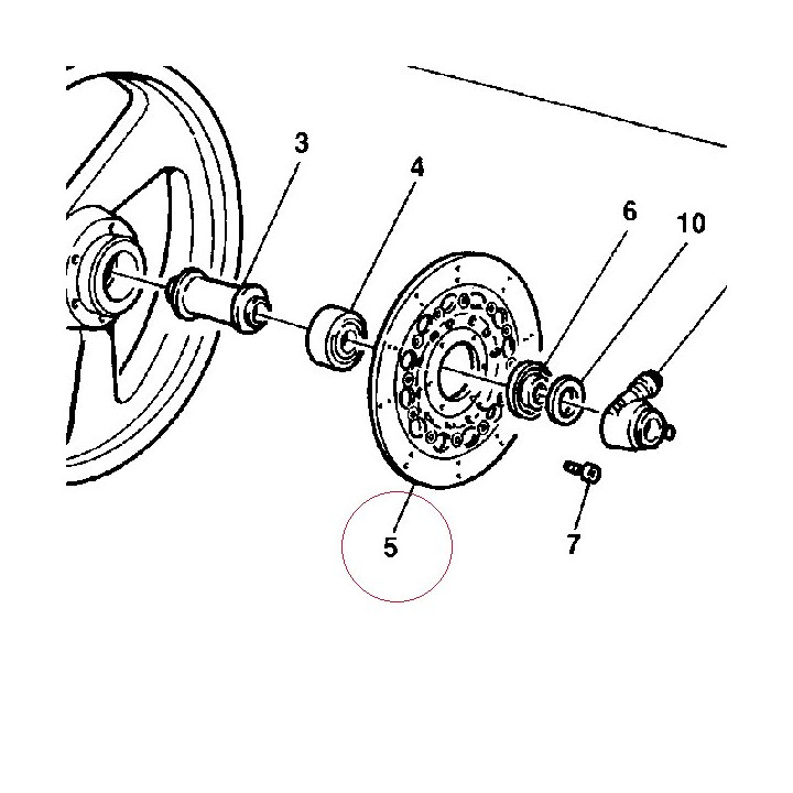 Brake disc 49240021A