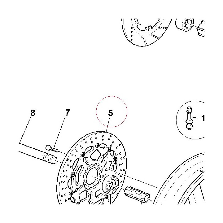 Front brake disc 49240101A