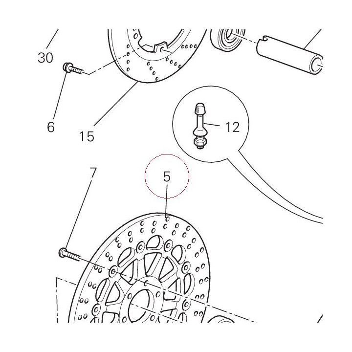 Front brake disc 49240241A