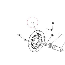 Rear brake disc 49240541A