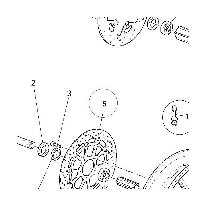 Front brake disc 49240751A