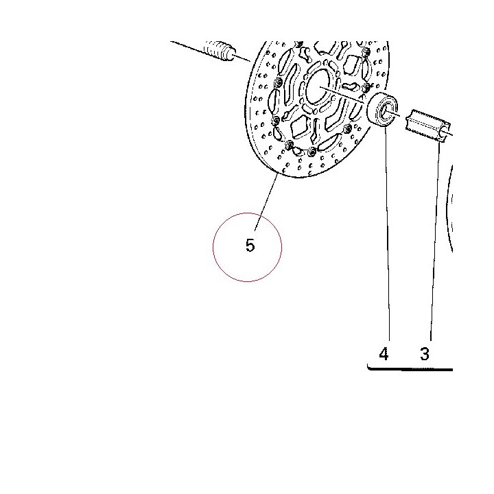 Front brake disc 49240791A