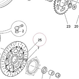 Front brake disc 49240811A