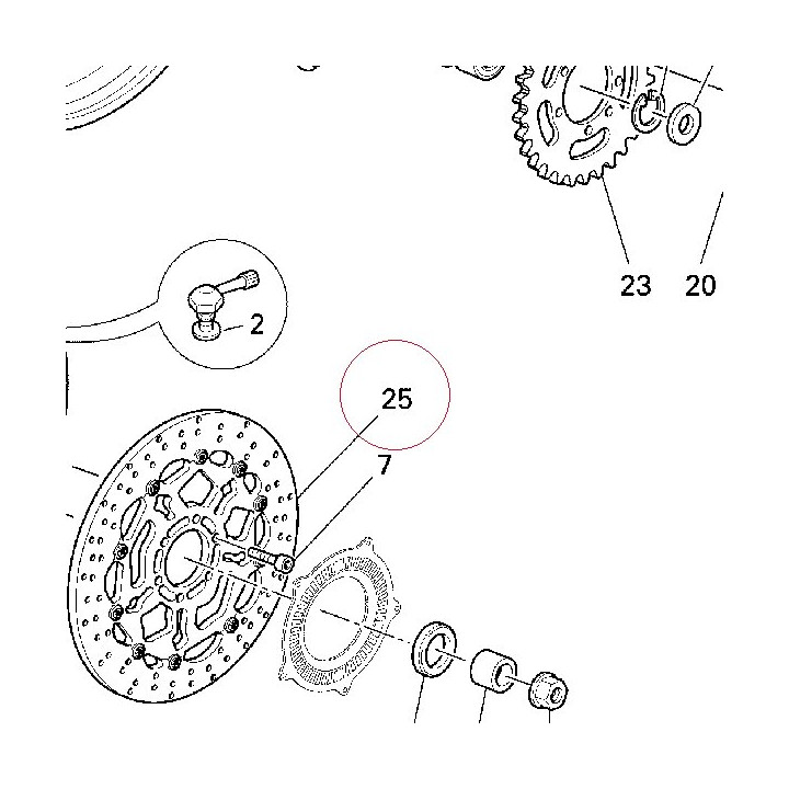 Front brake disc 49240811A