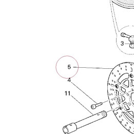 Front brake disc 49240821A