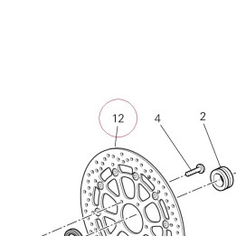 Brake disc left 49241191A