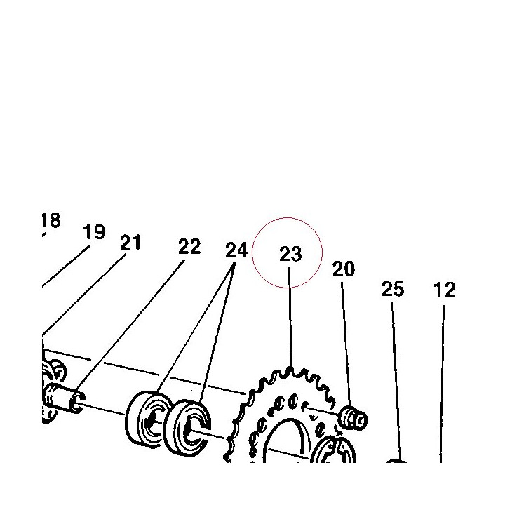 Rear sprocket 49410021A