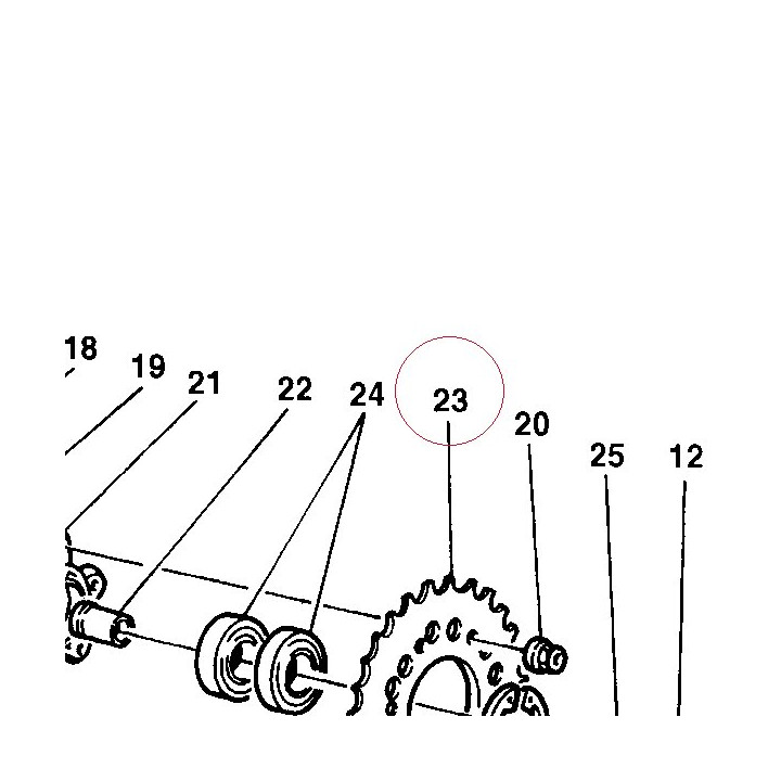 Rear sprocket 49410061A