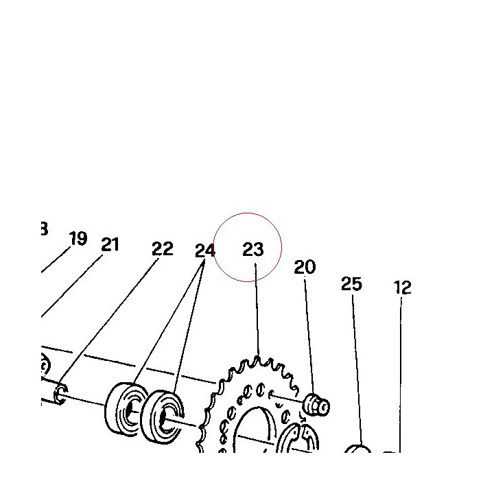Rear sprocket 49410081A