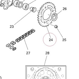 Rear sprocket T36 49410811A