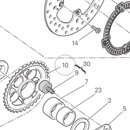 Rear sprocket 49411341A