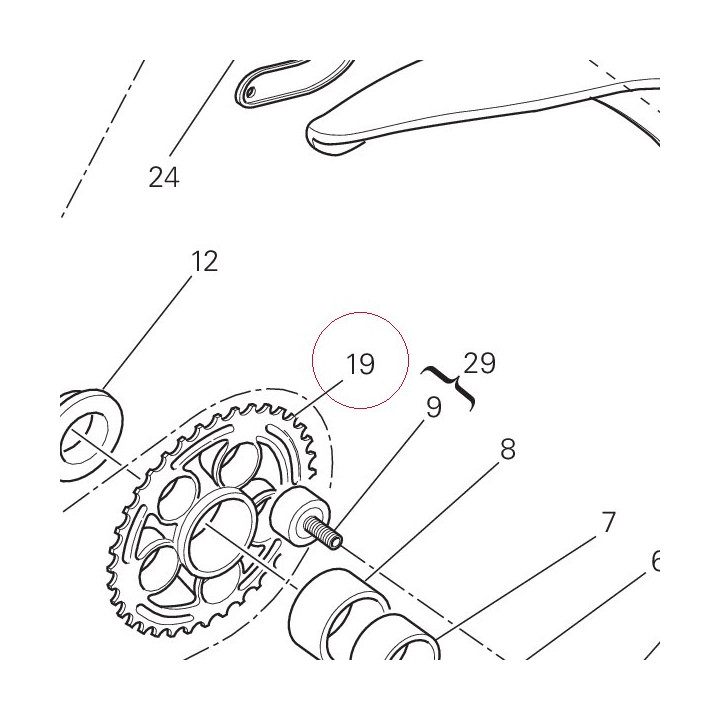 Ring gear Z=41 49411351A