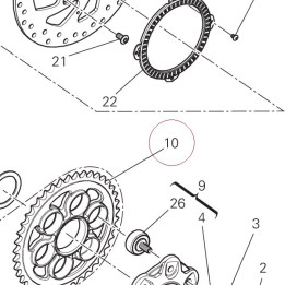 Rear sprocket T40 49411461A