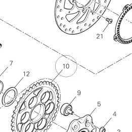 Rear sprocket T40 494Z0011A