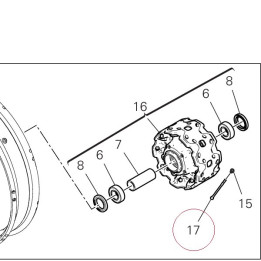Spoke, wheel 49610051A