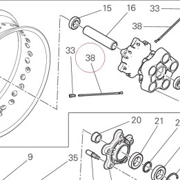 Spoke, wheel 49640031B