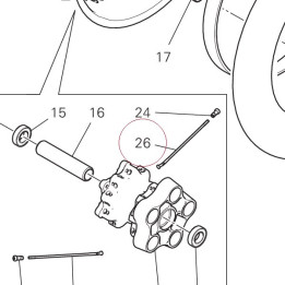 Spoke, wheel 49640091A