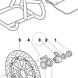 Speedometer gear 49810091A