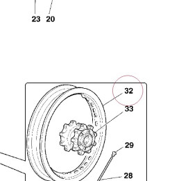Front wheel rim 50111091AX