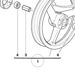 Front wheel 50120671AA