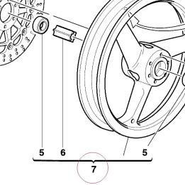 Front wheel 50120691AA