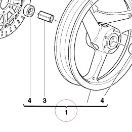 Front wheel 50120691AB