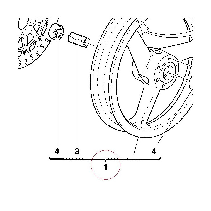 Front wheel 50120691AB