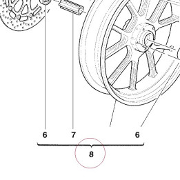 Front wheel 50120771AA
