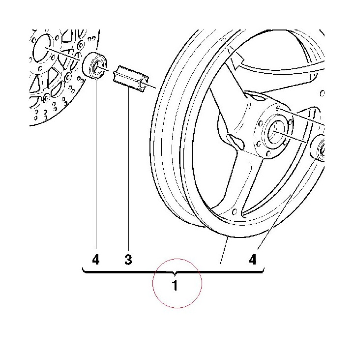 Front wheel 50121041AA