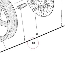 Wheel, front white 50121051AL