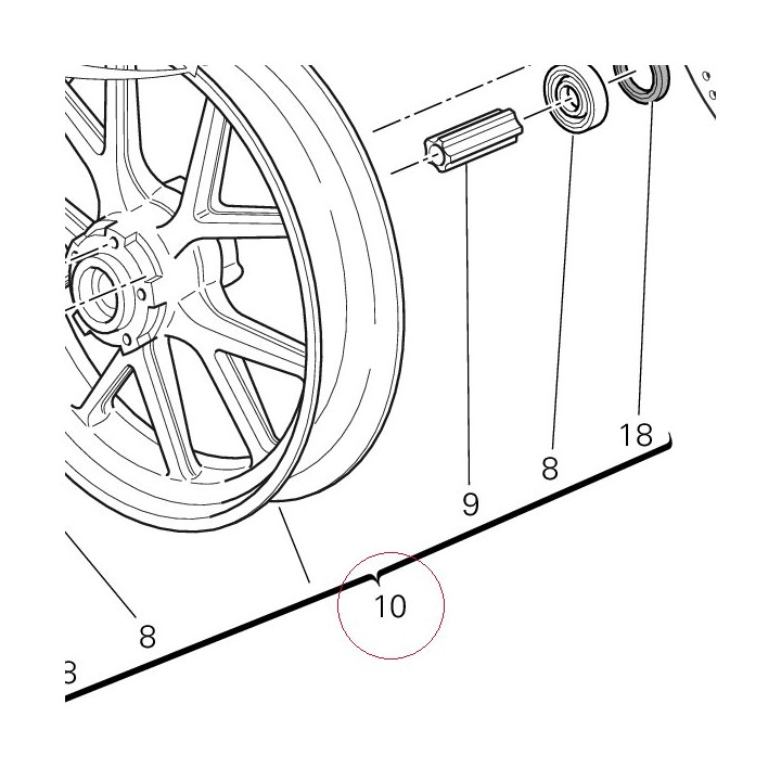 Front wheel 50121301AB
