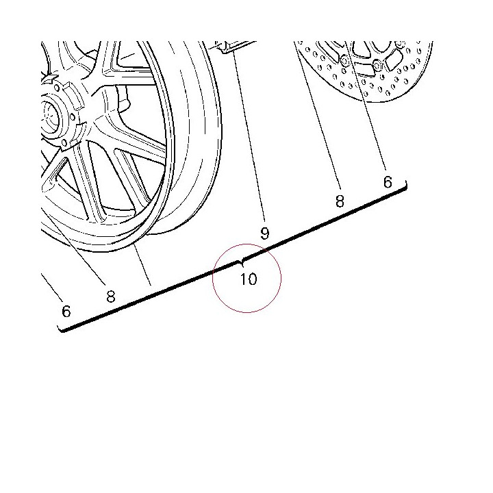 Wheel rim front gold 50121301AG