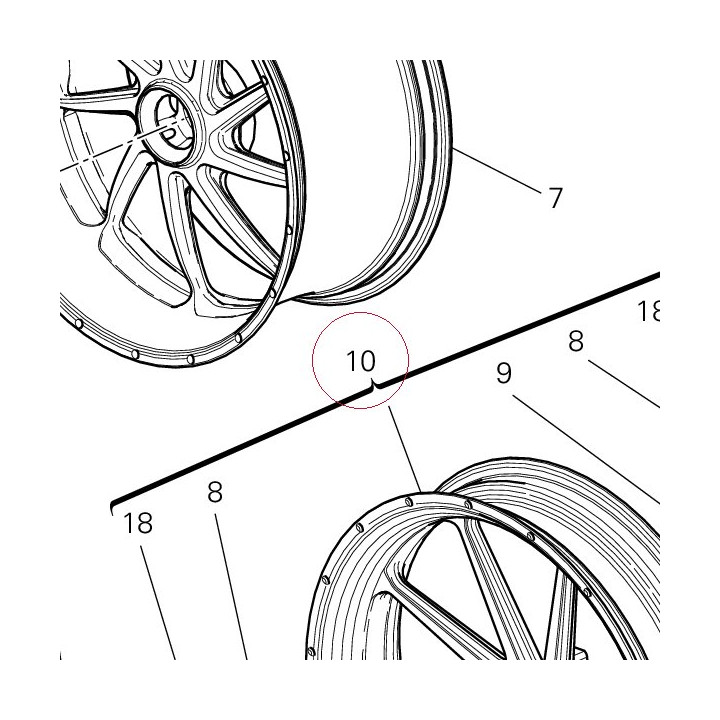Front wheel 50121461B