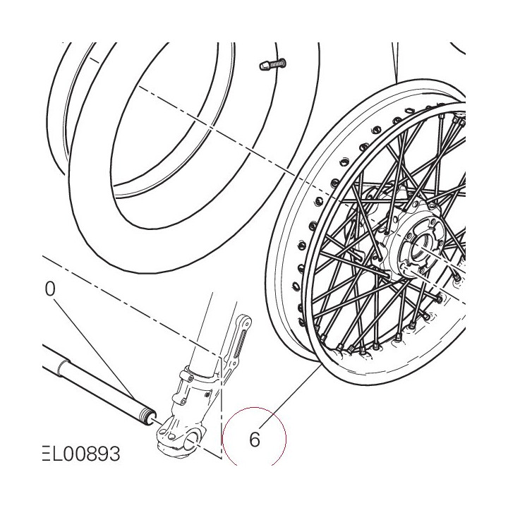 Front wheel 50122041AA